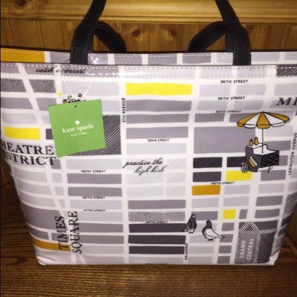 NWT KATE SPADE NOUVEAU YORK NEW YORK FRANCIS TOTE - Picture 6 of 8